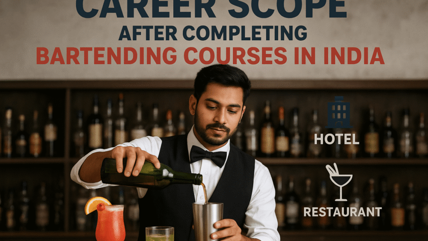 career scope after completing bartending courses in india