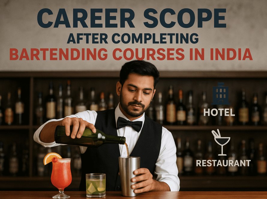 career scope after completing bartending courses in india