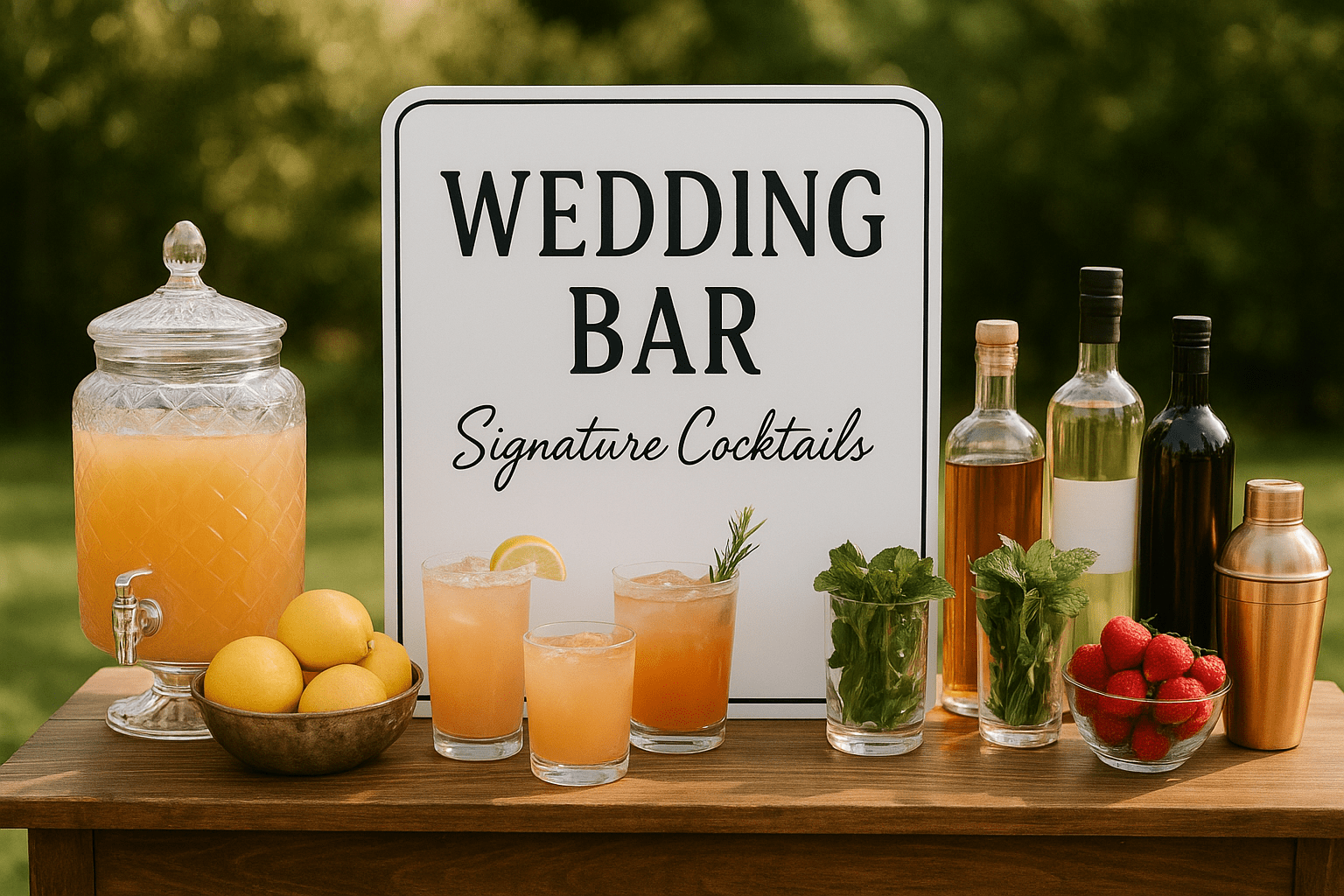 Wedding Bar Ideas