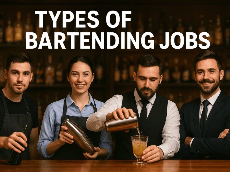 types of bartending jobs