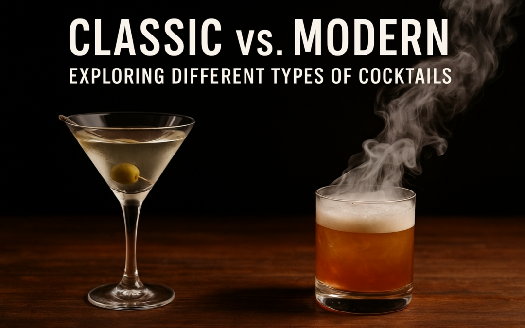 Classic vs. modern: exploring different types of cocktails