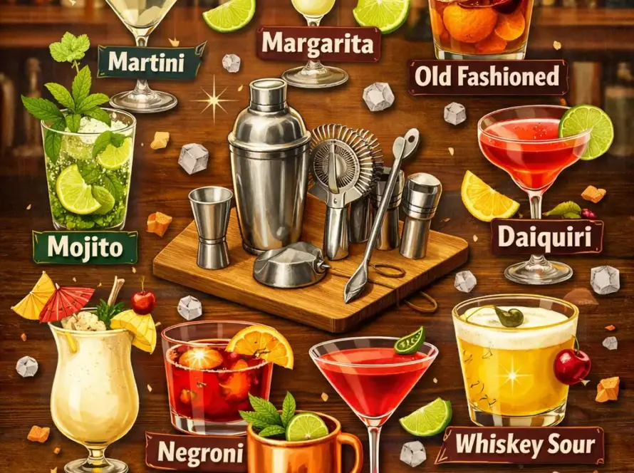 10 Types of Cocktails: A Beginner-Friendly Guide For Future Bartenders