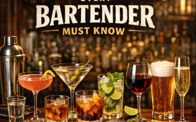 Bar Glassware Types Every Bartender Must Know